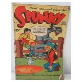 1949 Standard Comics Spunky #1 comic book. Shows