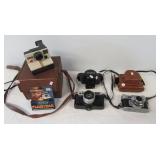 (3) Vintage cameras including Yashica Electro 35,