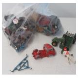 Large group of vintage Hubley, Tootsie Toy,
