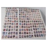 (648) Minature baseball stickers. Consist of (18)