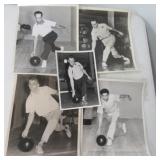Vintage photographs of professional bowlers