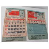 (2) Rexall calendars including 1961 and 1965.