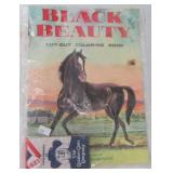 1958 Black Beauty coloring book and box of