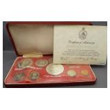 1970 Bahamas sterling silver proof set.