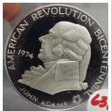 1974 Bicentennial 1 ounce .925 silver metal.