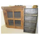 Vintage 4 Lockwood 48 bread pan and a primitive