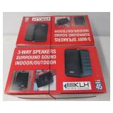 KLH Audio Systems 3 -Way speakers. Weathered for