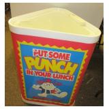 Hawaiian Punch drink cooler. Measures 33.5" tall.