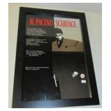 Al Pacino Scarface picture mirror. Measures 14" x