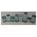 (8) Vintage canning jars including Ball, Canadian
