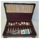 1847 Rogers Bros. silver plated flatware set with