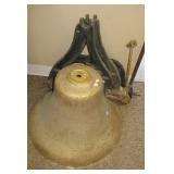 Vintage large cast iron bell by the American Bell