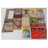(13) Vintage baseball books including 1946