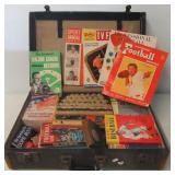 Vintage suit case filled with 1930