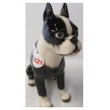Bull dog figurine. Measures 6" tall. Note: Ear