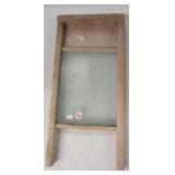Vintage Victory washboard with glass front.