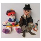 Vintage/antique toys including ventriloquist doll