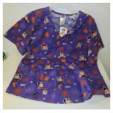 New with tags, ladies Betty Boop Halloween scrub