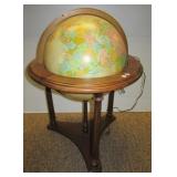 Large 16" Replogle Heirloom Globe on stand.