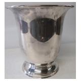 Silver-plated wine or ice bucket. Measures 9"