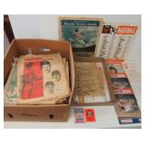 Vintage Detroit Tiger items including programs,