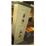 Rustic/lodge style cabinet with one door and five