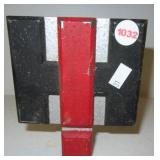 International Harvester metal emblem. Measures 5"
