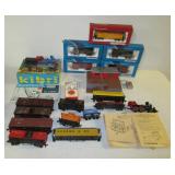 Vintage train items including (5) New in box