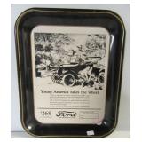 Ford metal serving tray. Measures 13.25" x