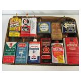 (12) Vintage household tins including Singer,