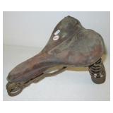 Antique bicycle seat.