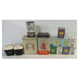 (11) Vintage tins (Mostly tea) including