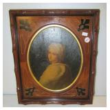 Antique framed chromolithograph of Beatrice