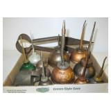 (11) Vintage oil cans (Eagle, Singer, etc.),