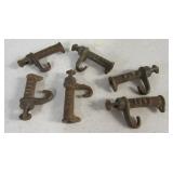 (6) Antique Pat. D 1898 2.5" maple syrup tree