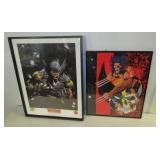 (2) Wolverine posters including 1993 Marvel X-Men