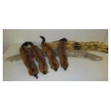 (6) Various fur pelts including mink.