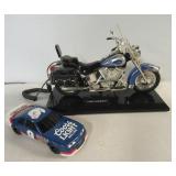 Harley Davidson motorcycle phone and a Nascar