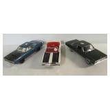 (3) 1:18 Scale die cast cars including Ertl 1969