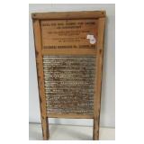 Columbus Washboard Co. washboard. Measures 18"