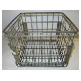 Dean Food metal milk crate.