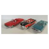 (3) 1/18 Scale die cast cars including (2) Sun