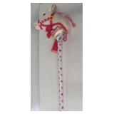 New talking horse on stick.