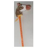 New talking giraffe on stick.