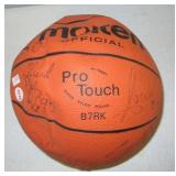 1990 Detroit Pistons Team signed basketball. The