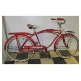 Vintage 1960 Columbia Torpedo pedal bike.