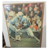 Rare 1969 Renselmar Corp. poster of Detroit Lion