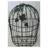New with tags metal ivy cage. Measures 13" high.