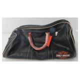 Harley Davidson leather duffle bag with shoulder