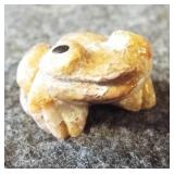Zuni hand crafted Serpentine Frog Fetish stone